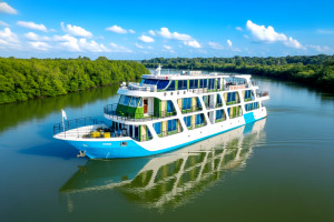 Cover image of ⛵Ship Name: M.V The River Cruise, Full A/C Luxurious Tourist Ship.