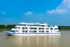 Cover image of 🚢 Ship Name: M.V The Crown, 🌊 Luxury Swimming Pool & Fully Air-Conditioned Cruise Ship