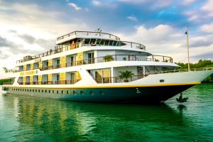 Cover image of 🚢 Ship Name: M.V The Crown, 🌊 Luxury & Fully Air-Conditioned Cruise Ship