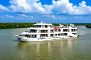 Cover image of ⛵Ship Name: M.V Shar Khan-2.0, 👉Full Ac Luxurious Tourist Ship with Starlink Support.