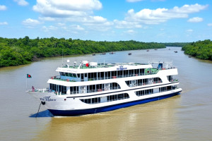 Cover image of ⛵Ship Name: M.V The Explorer-1, 👉Full A/C Luxurious Cruise Ship,