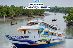 Cover image of Ship Name: M.V Utshob, 👉Full A/C Luxury Cruise Ship, 📱Contact: +880 1711650831