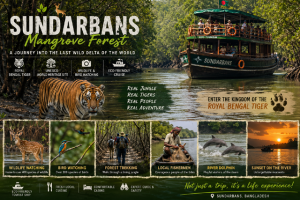 Cover image of 🌿🦌Sundarbans Mangrove Forest: A Journey into the Last Wild Delta of the World* ☎️ Contact : +880 1732 124162 (what's app)