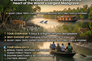 Cover image of 🌿 Escape the Crowd: Private Small-Group Tours to the Heart of the Sundarbans