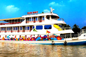 Cover image of ⛵Ship Name: M.V Sun Way Cruise, 👉Full A/C Luxurious Tourist Ship, ☎️ Contact : +880 1732 124162 (what's app)