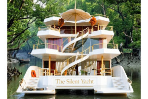 Cover image of ⛵M.V_The_Silent_Yacht, 👉 Catamaran Full A/C Luxurious Cruise Ship. ☎️ Contact : +880 1732 124162