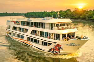 Cover image of ⛵ Ship Name: M.V The Explorer-1,   👉 Luxury Cruise Ship – 4★ Category, ☎️ Contact : +880 1732 124162 (what's app)